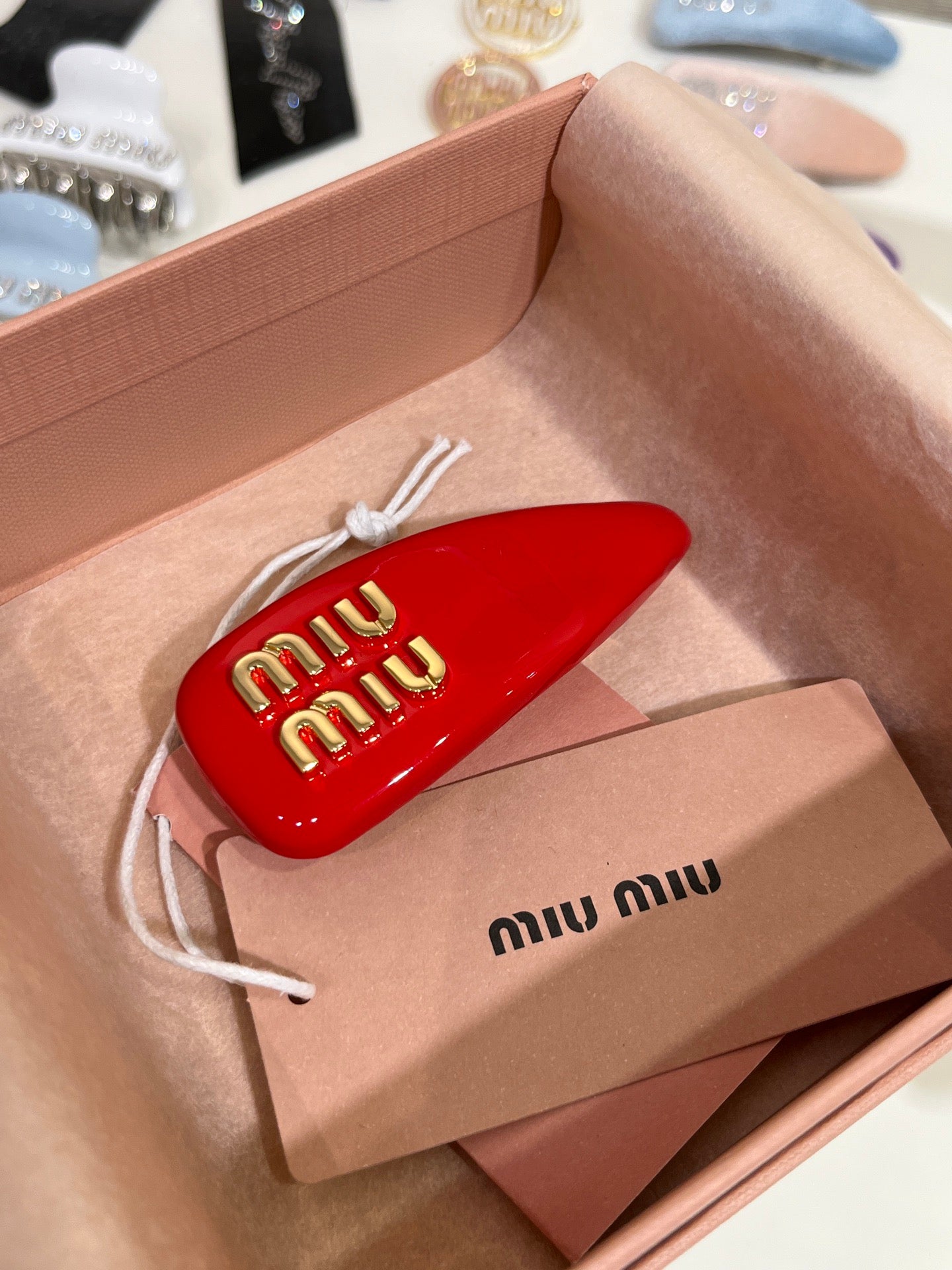 MIU M HAIR CLIP
