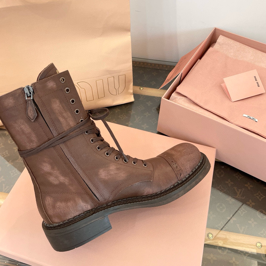MIU M BOOTS