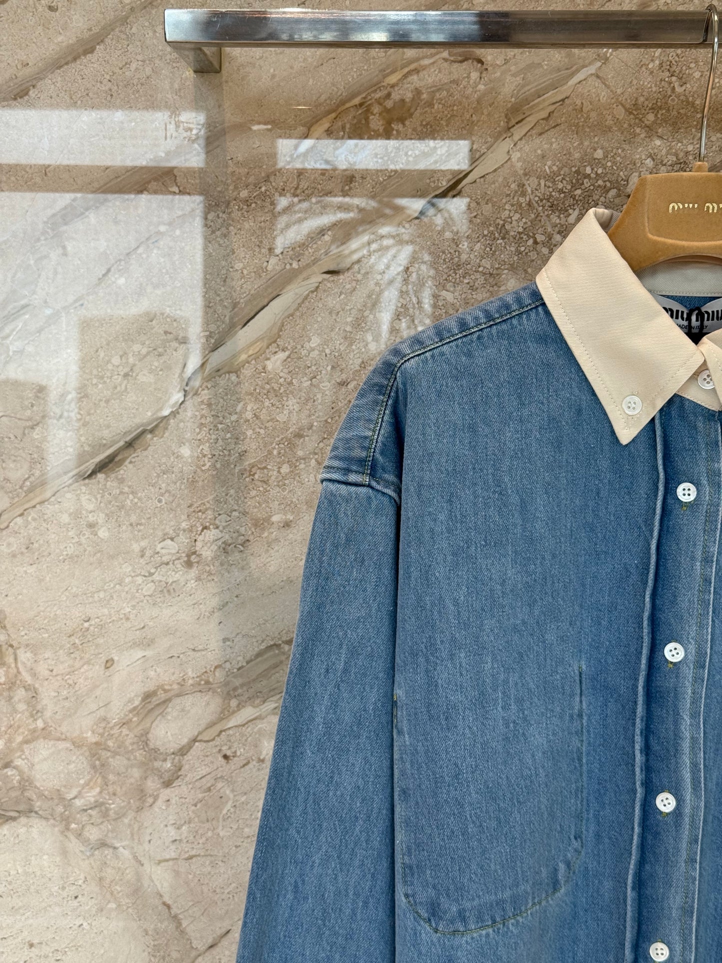 MIU M DENIM SHIRT