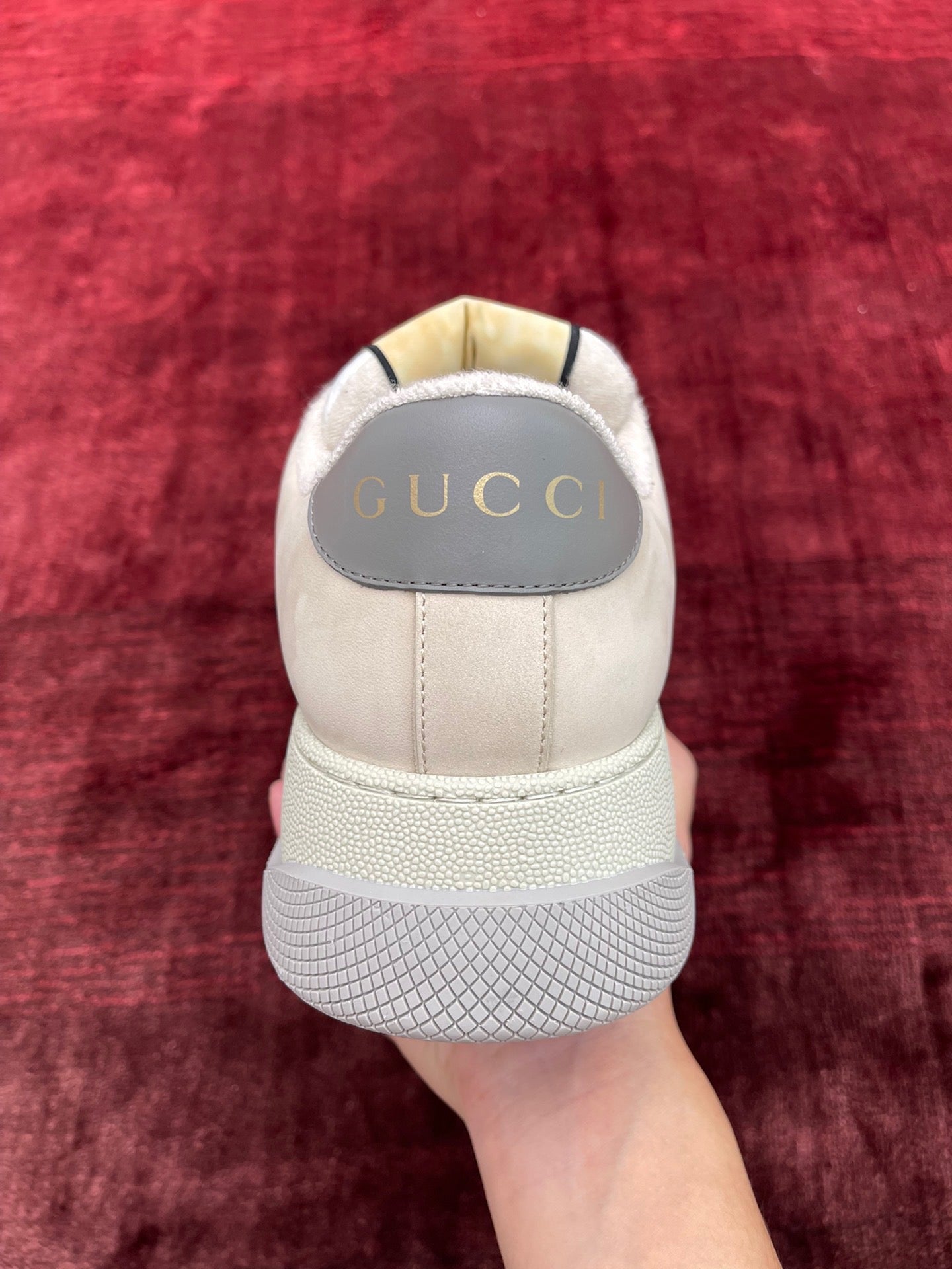 GG SCREENER LEATHER SNEAKERS