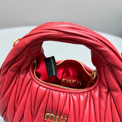 MIU M WANDER MINI HOBO BAG