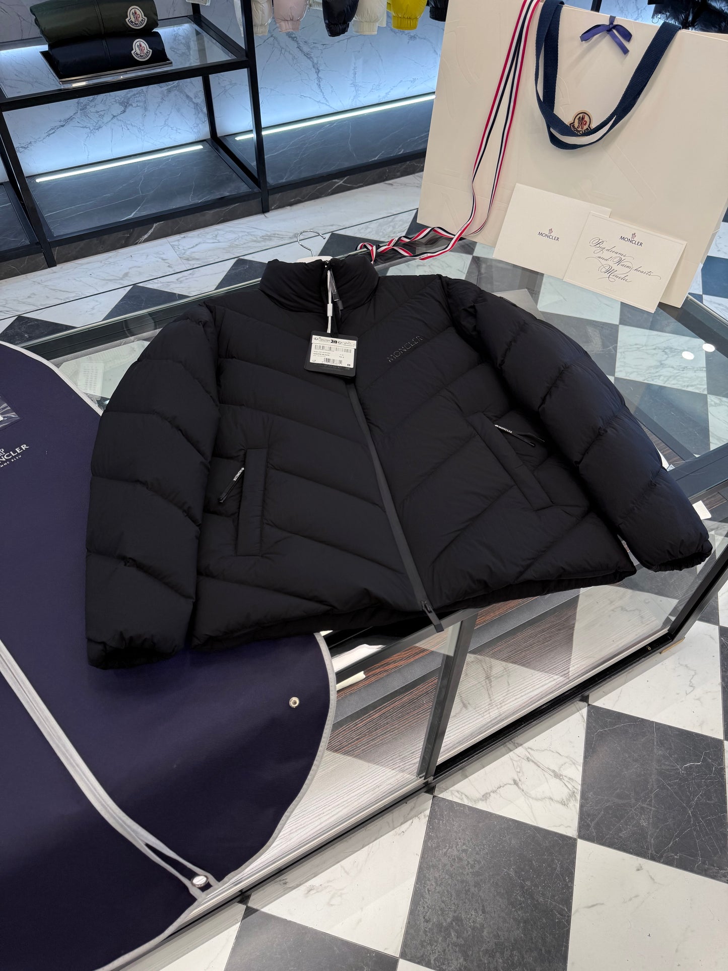 MONC MATT BLACK JACKET