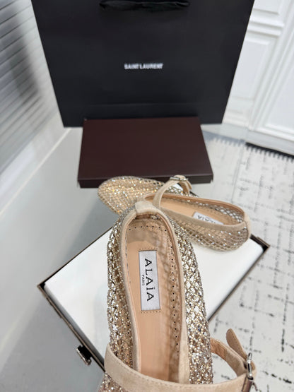 ALAIA BALLET FLATS