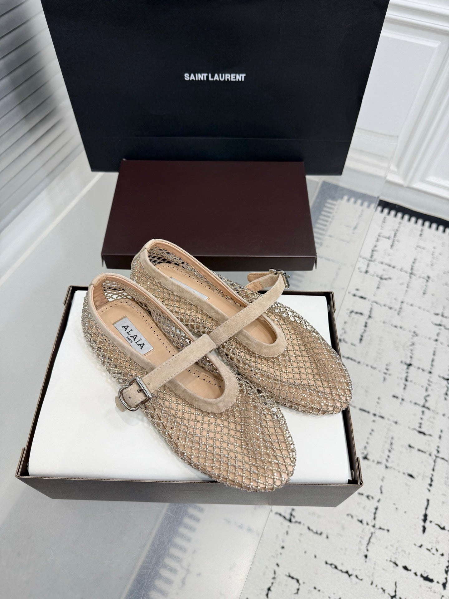 ALAIA BALLET FLATS