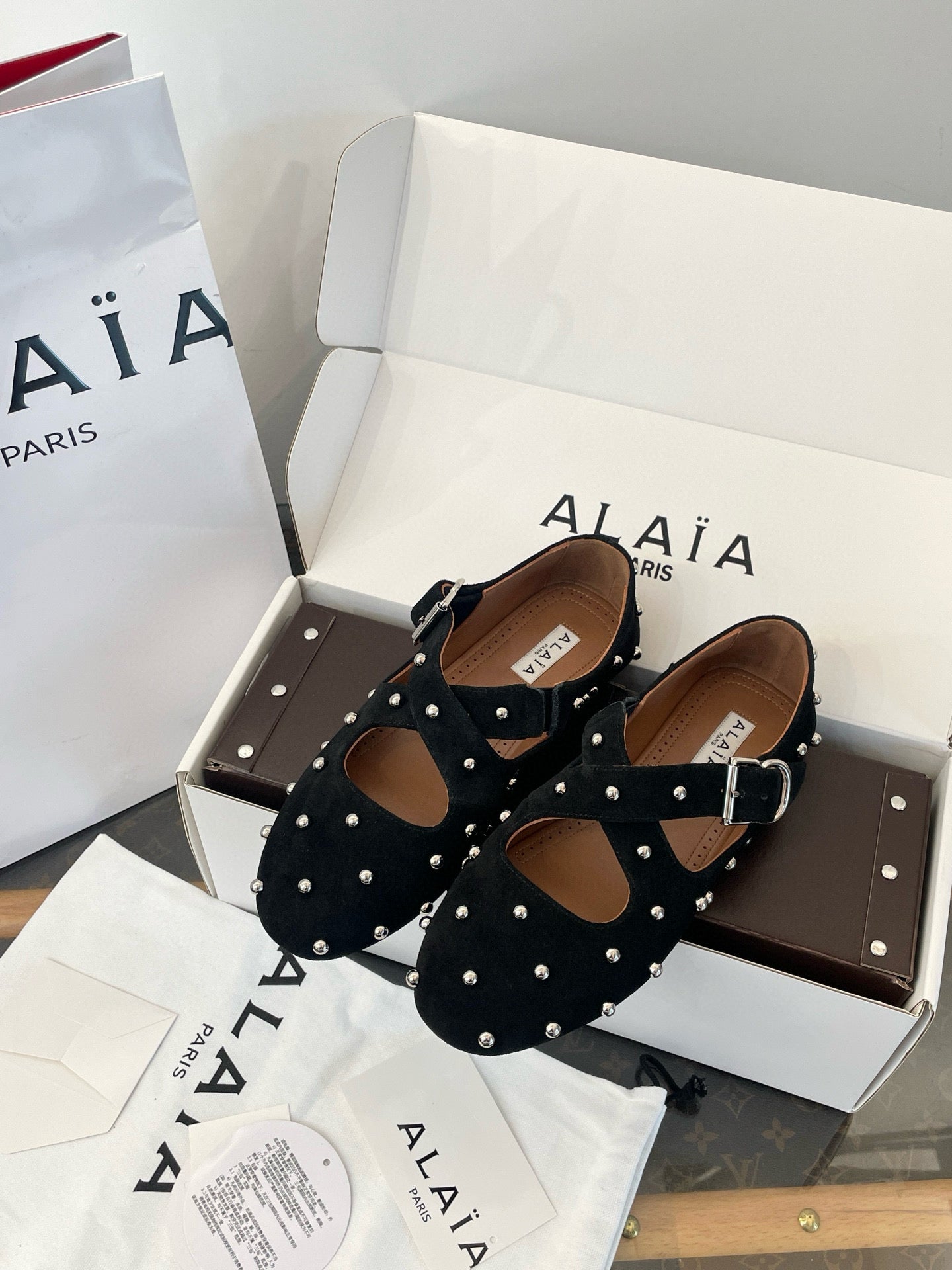 ALAIA BALLET FLATS