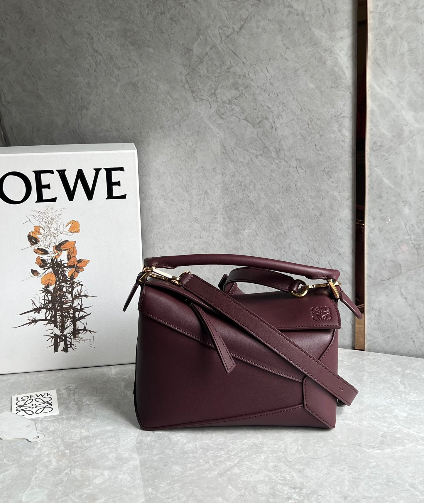 LOEW SMALL PUZZLE EDGE BAG