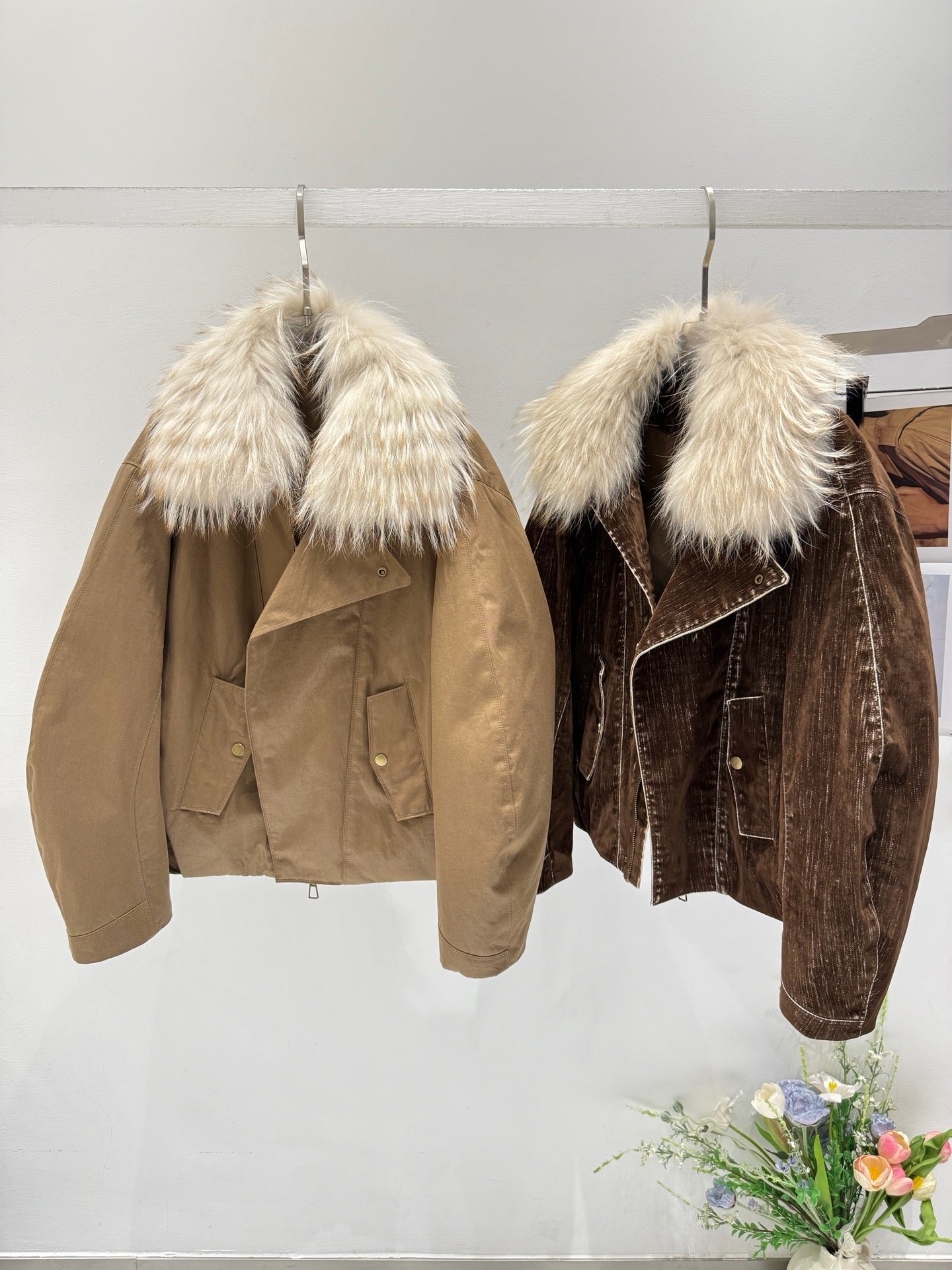 BRUNELLO C FOX FUR PARKA