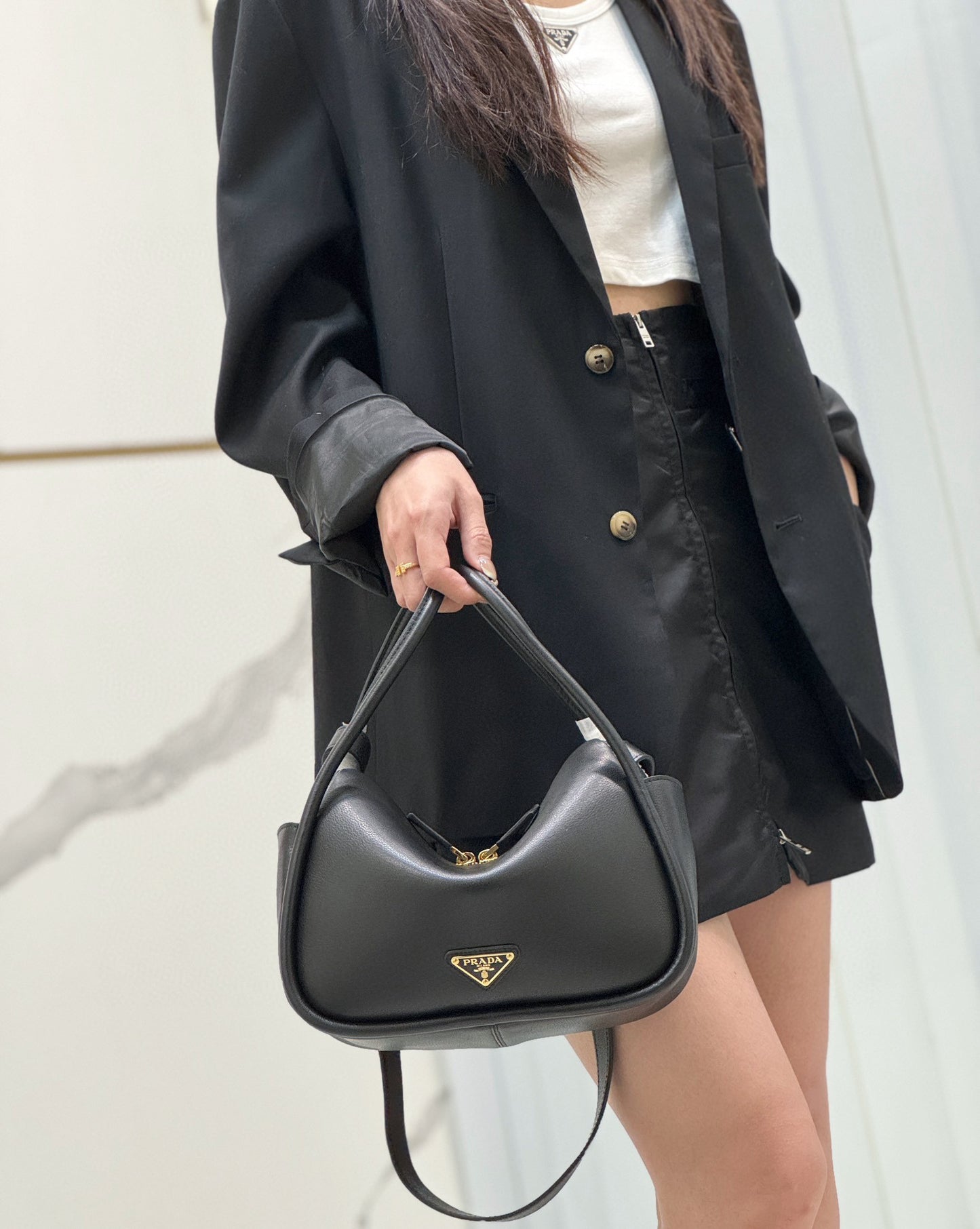 PD LEATHER HANDBAG