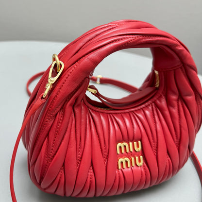 MIU M WANDER MINI HOBO BAG