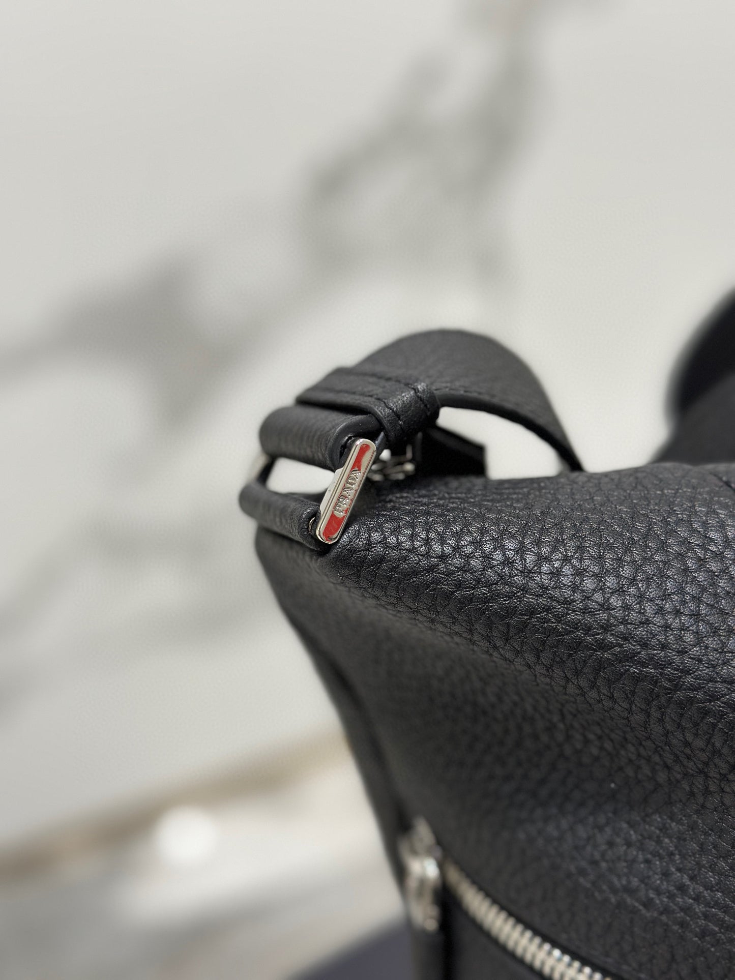 PD LEATHER BAG WITH SHOULDER STRAP