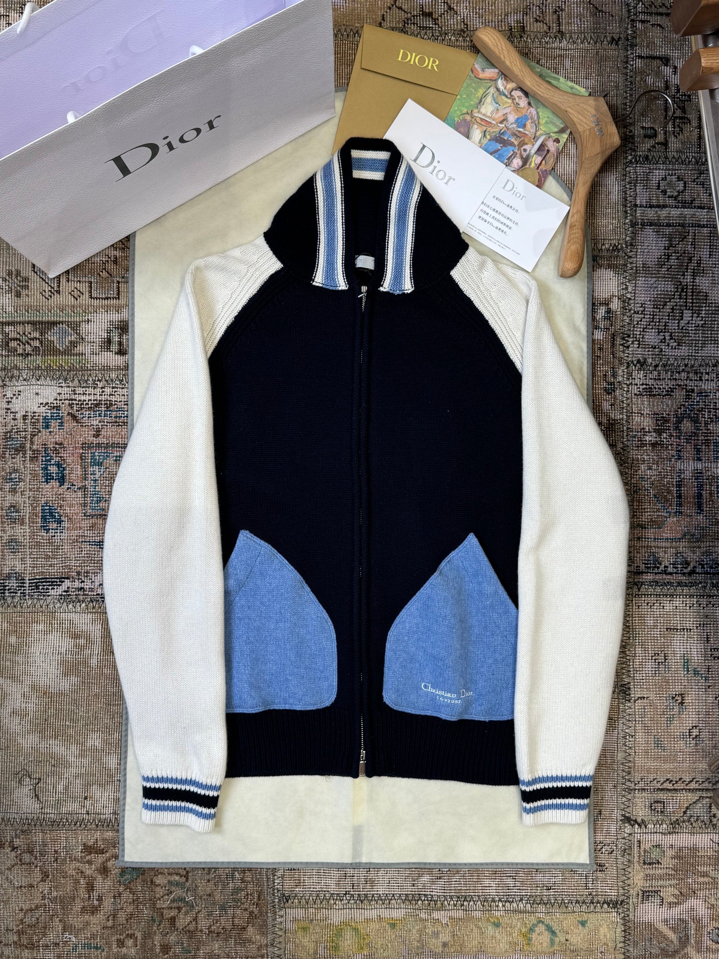 CD ZIP CARDIGAN