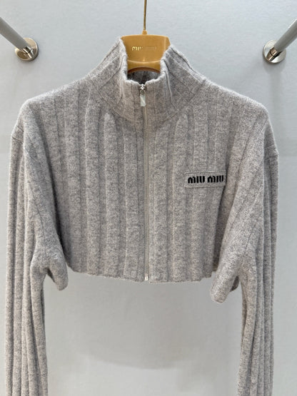 MIU M CROPPED JUMPER