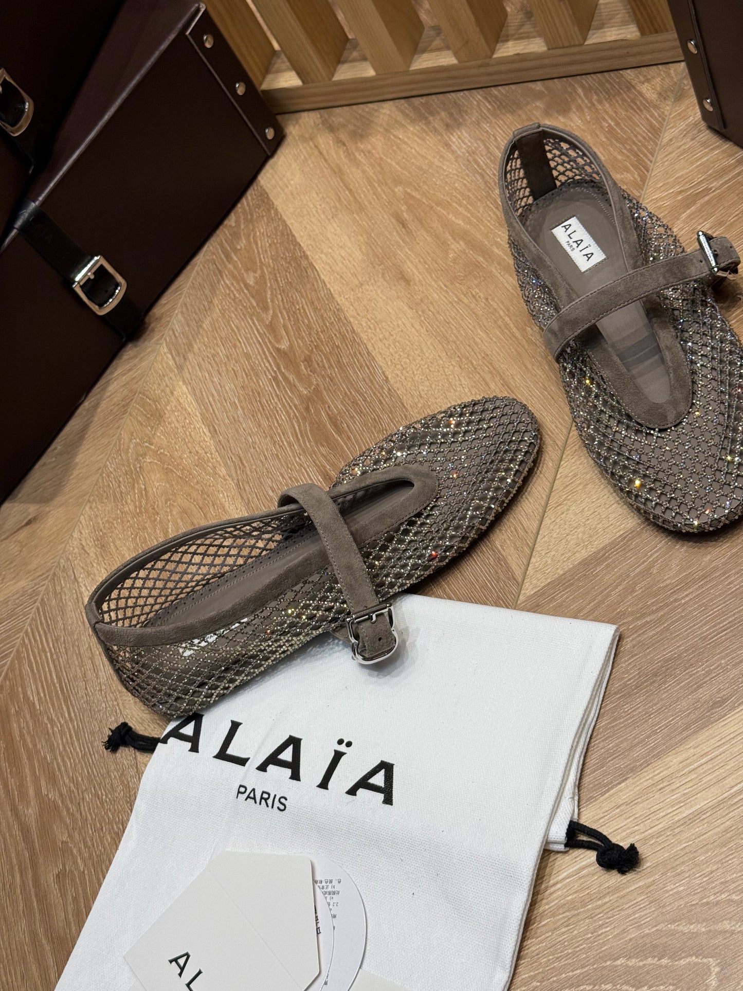 ALAIA BALLET FLATS