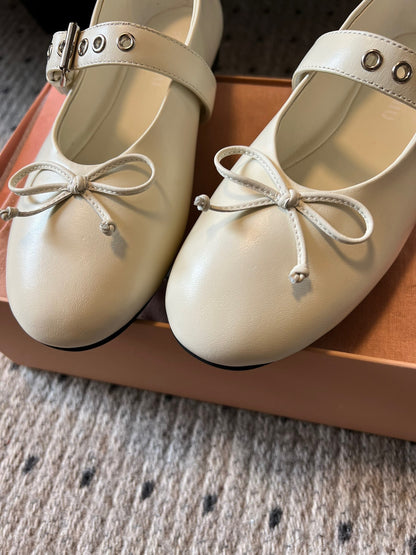MIU M BALLERINA FLATS