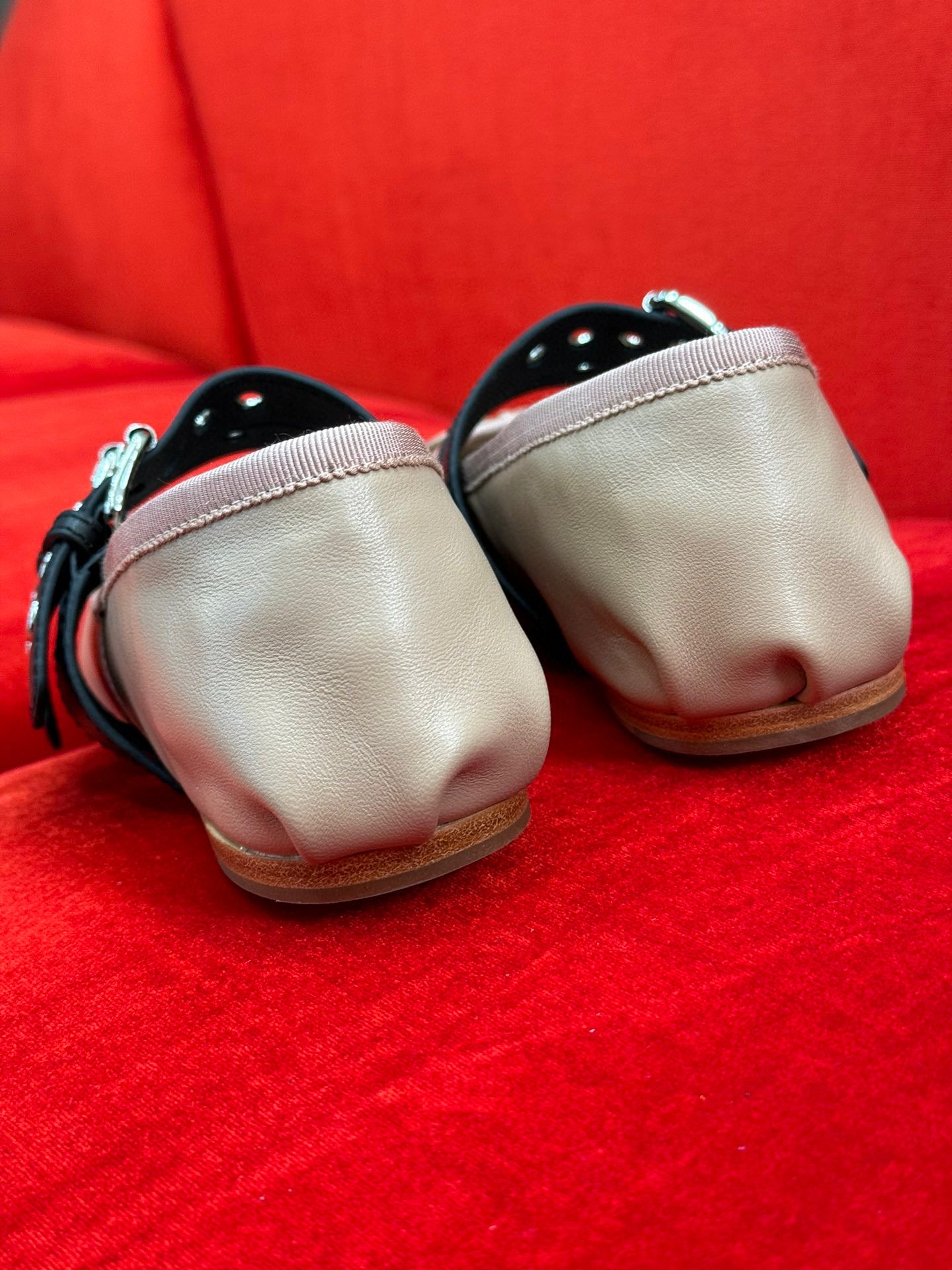 MIU M BALLERINA FLATS