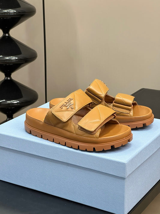 PD NAPPA LEATHER SLIDES