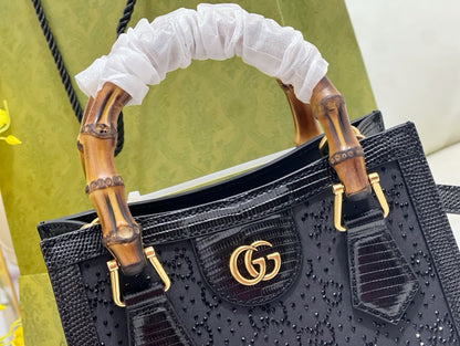 GG DIANA CRYSTALS SMALL TOTE BAG