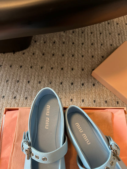 MIU M BALLERINA FLATS