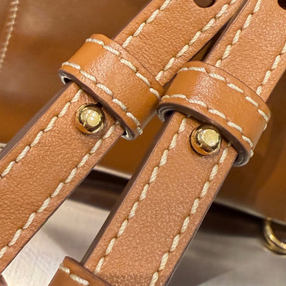 MIU M LEATHER BACKPACK