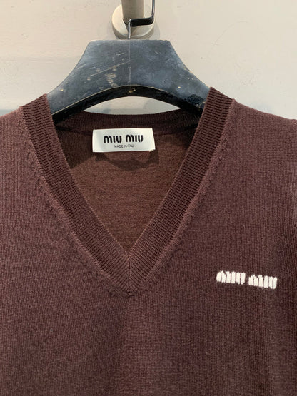 MIU M KNITTED VEST