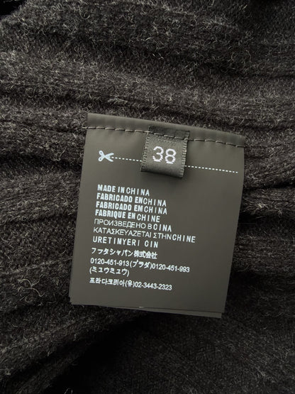 MIU M ZIP CARDIGAN