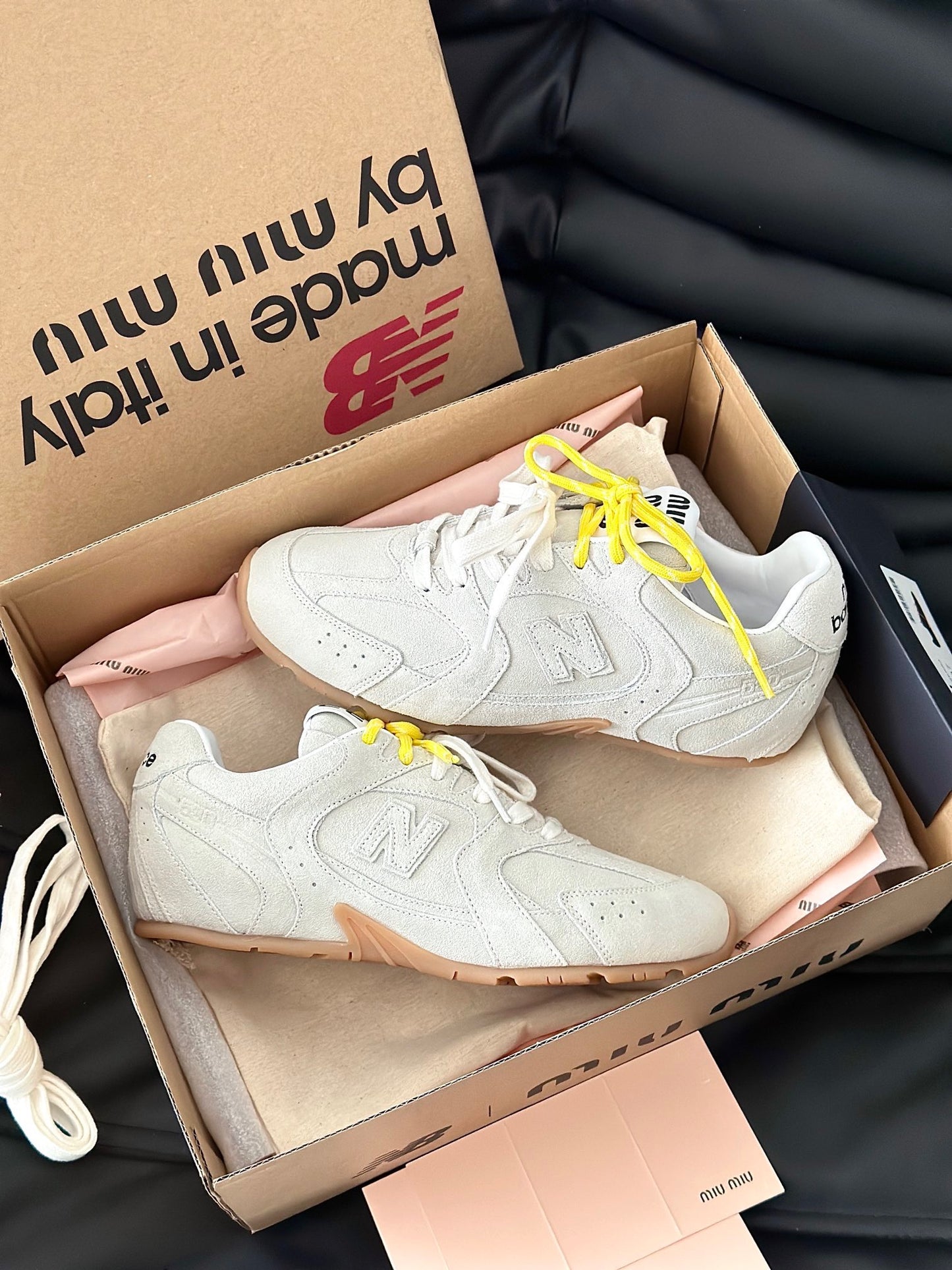 MIU M x NEW BALANCE TRAINERS