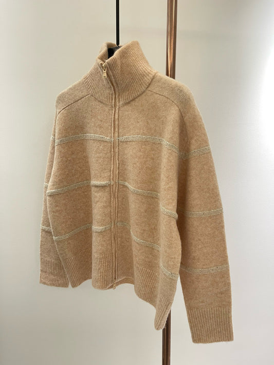 BRUNELLO C ZIP CARDIGAN