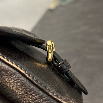 MIU M LEATHER BACKPACK