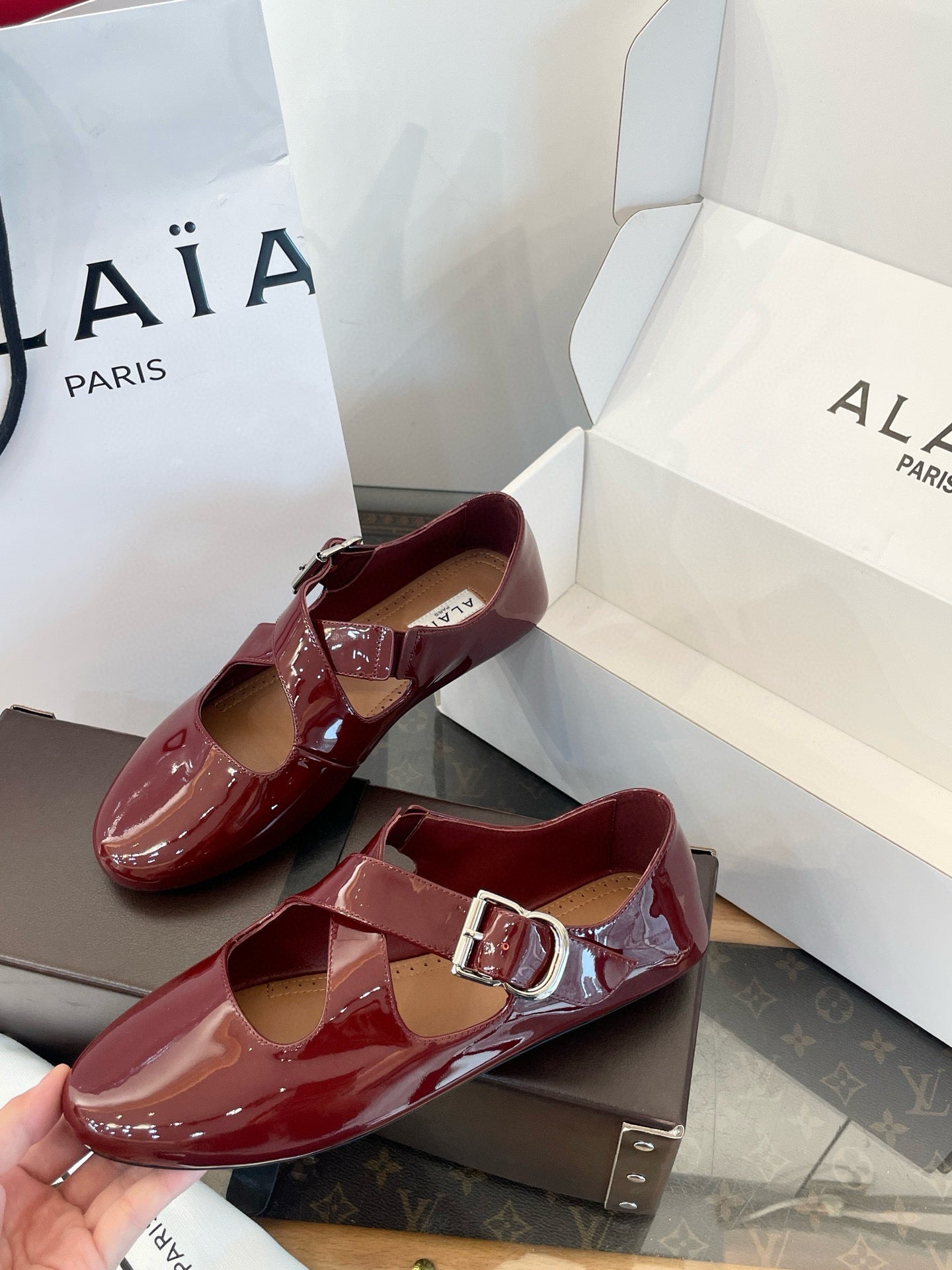 ALAIA BALLET FLATS
