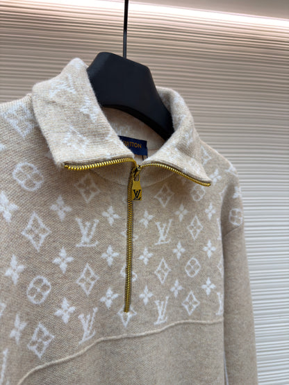 LOU HALF ZIP JUMPER