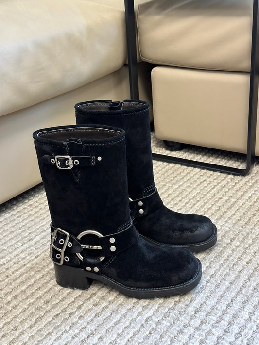 MIU M BOOTS