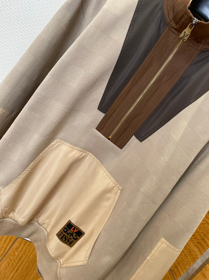 LOU HALF ZIP JUMPER