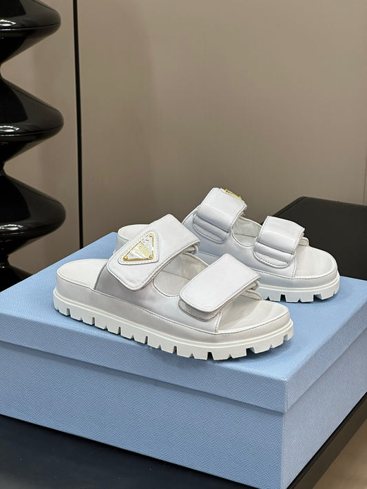 PD NAPPA LEATHER SLIDES
