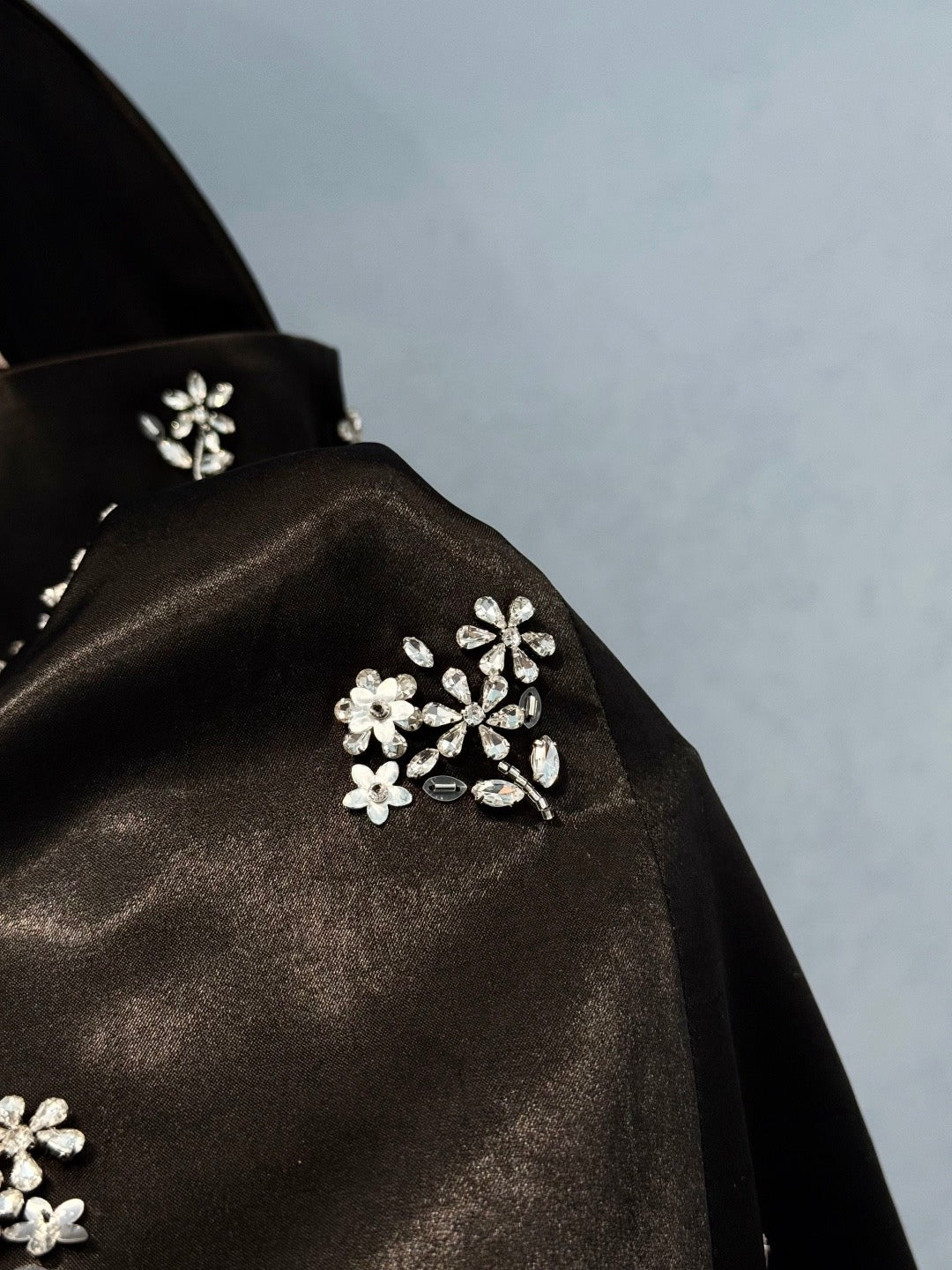 MIU M HAND EMBROIDERED DRESS