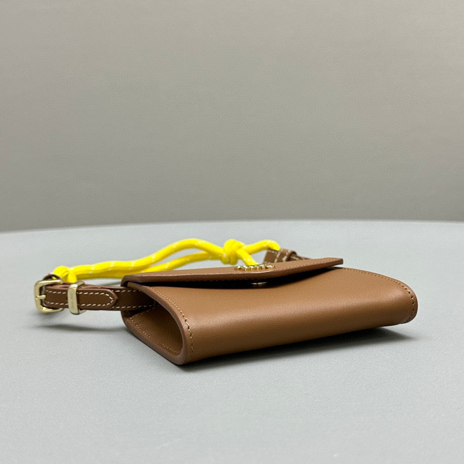 MIU M SHOULDER STRAP WALLET