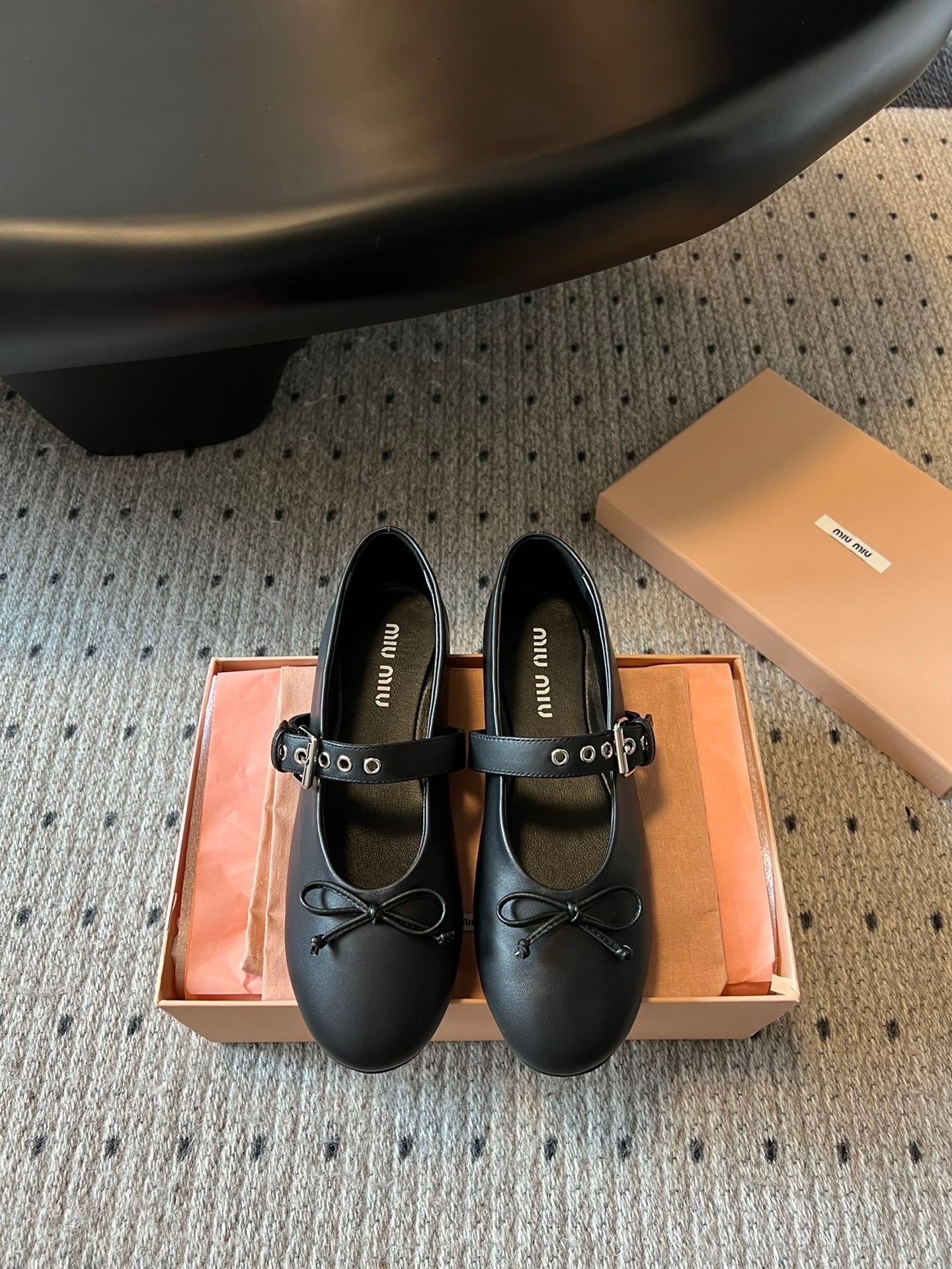 MIU M BALLERINA FLATS