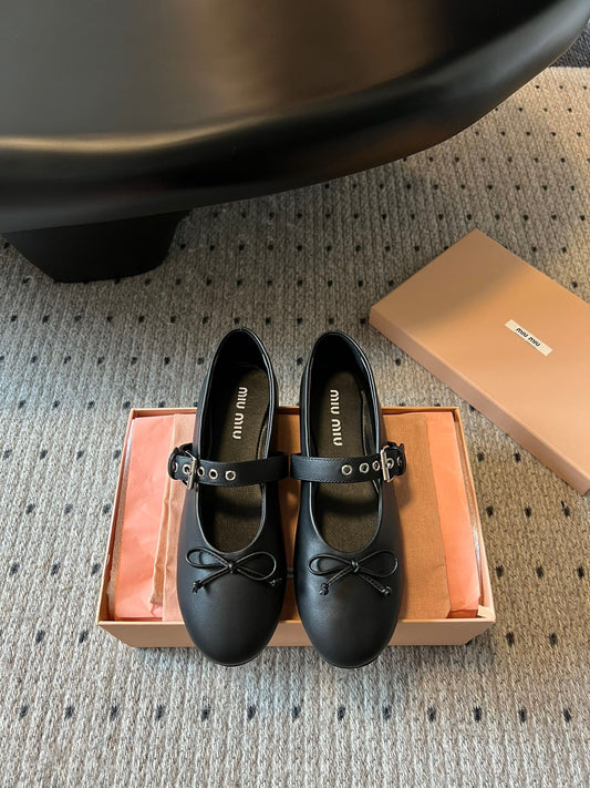 MIU M BALLERINA FLATS
