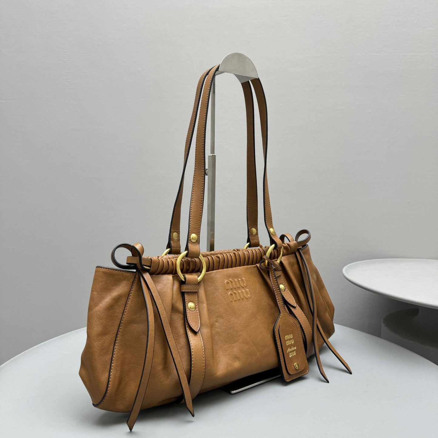 MIU M NAPPA LEATHER BAG