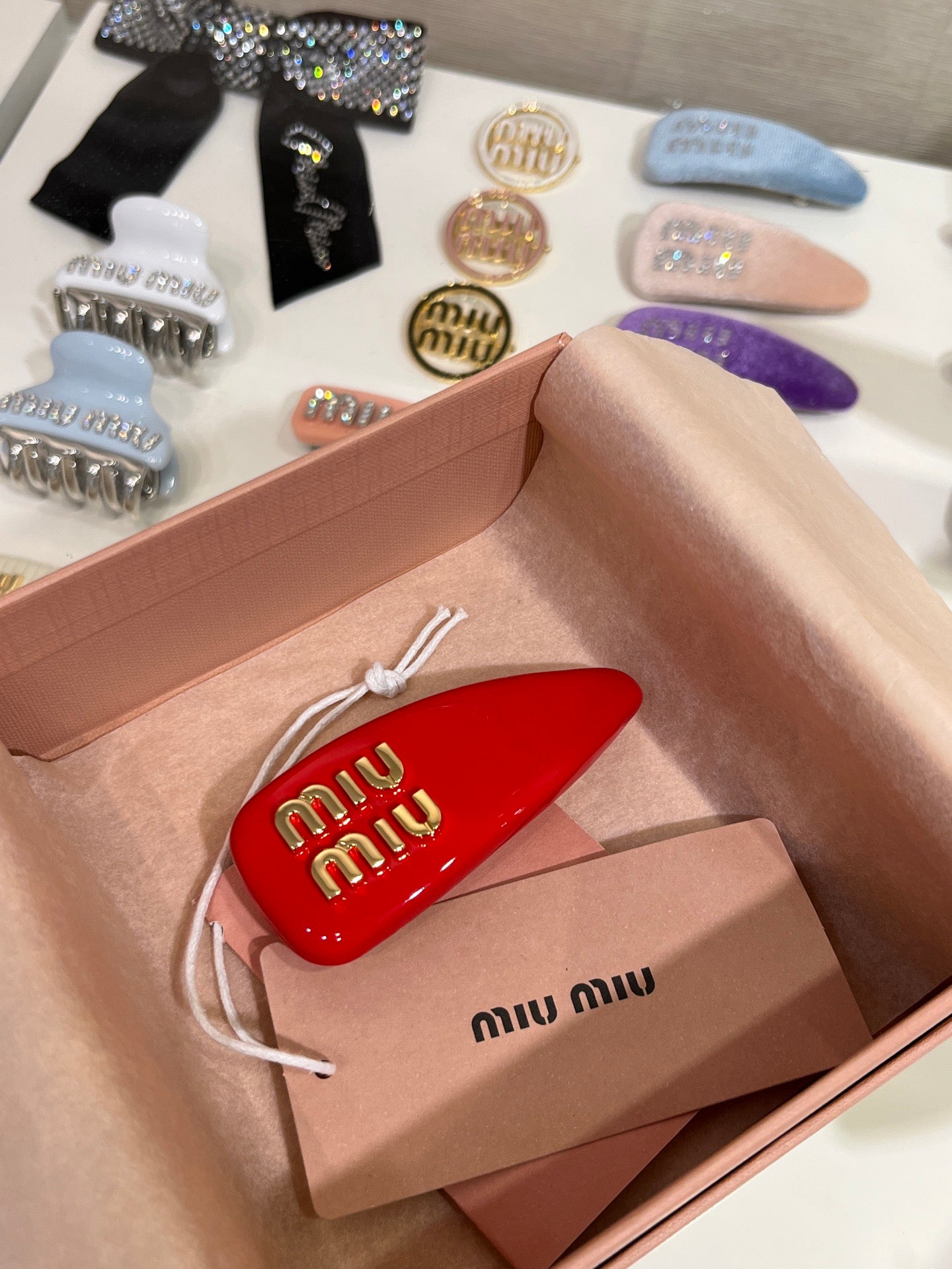 MIU M HAIR CLIP