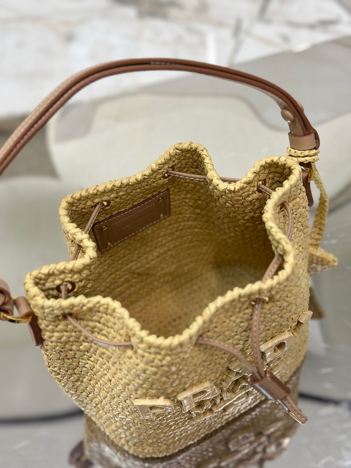 PD CROCHET MINI BUCKET BAG