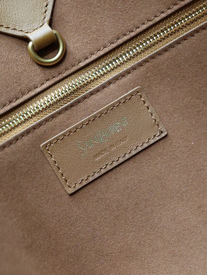 SL Y TOTE IN SUEDE BAG