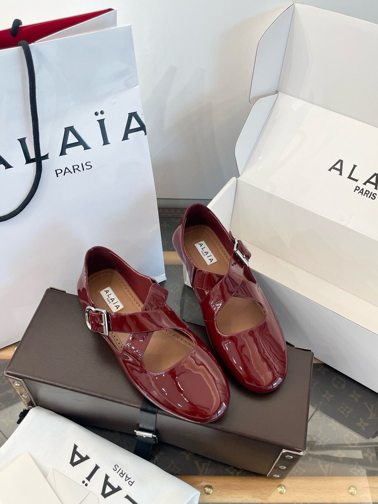 ALAIA BALLET FLATS