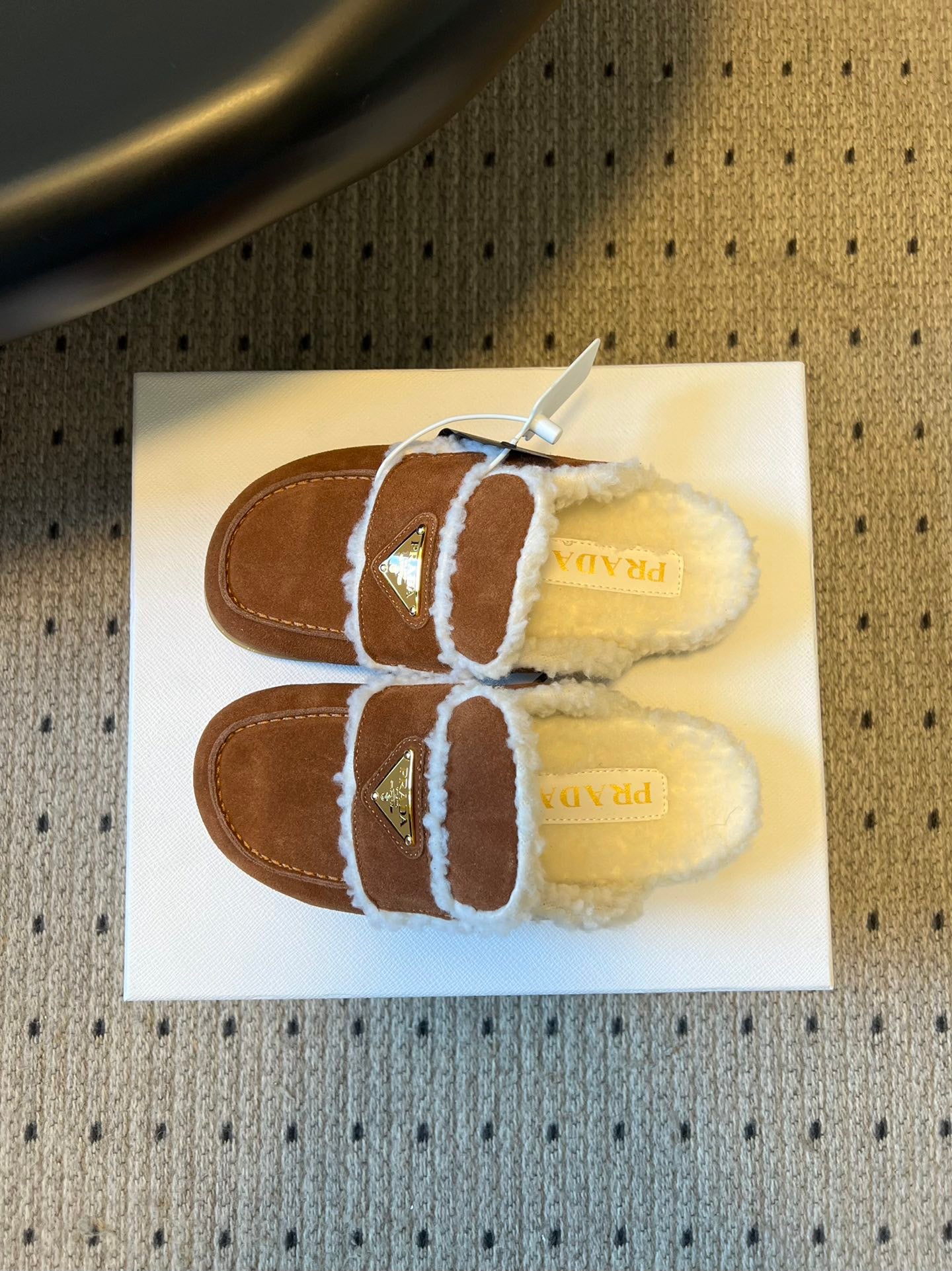 PD SHEARLING MULES