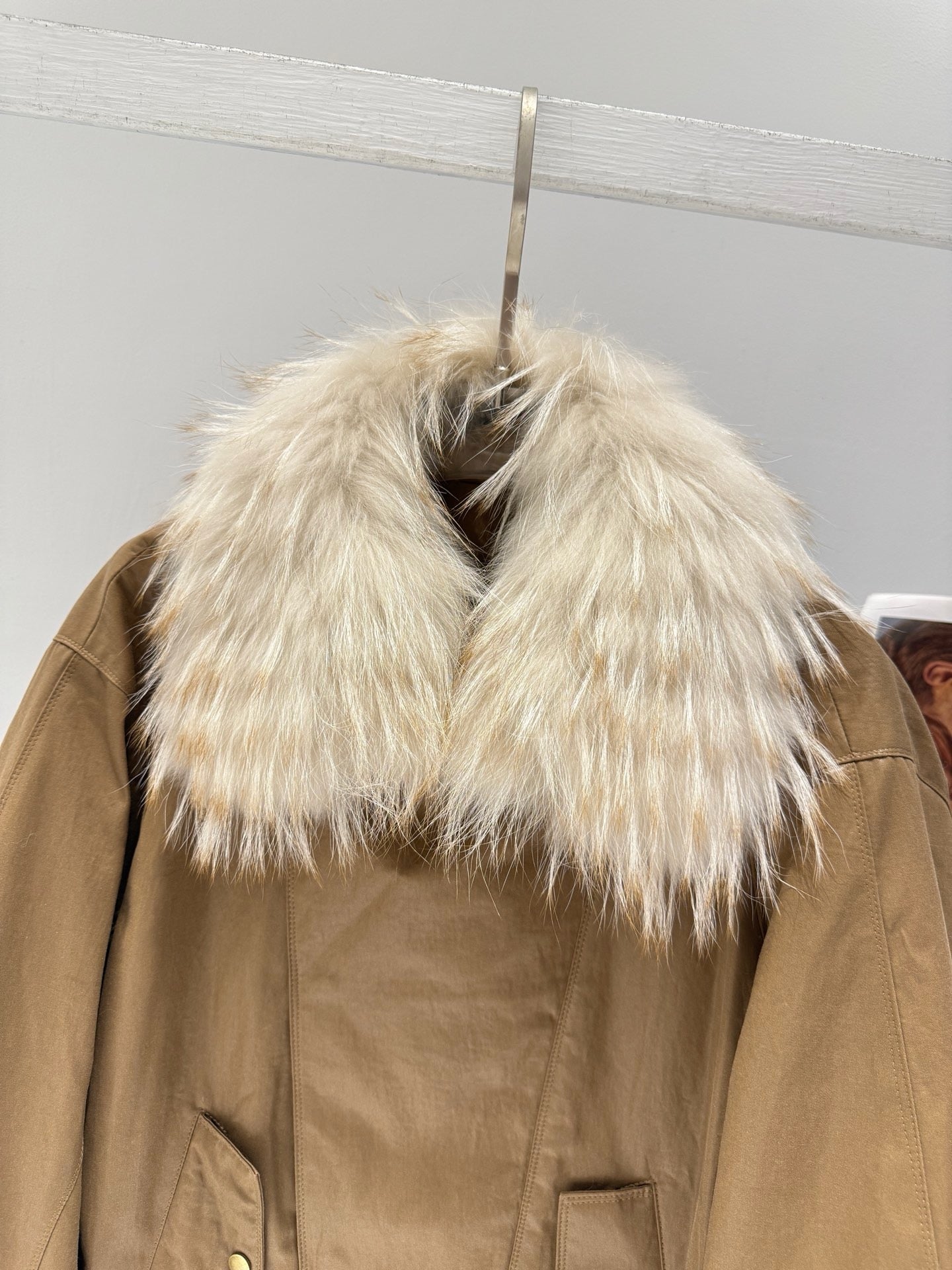 BRUNELLO C FOX FUR PARKA
