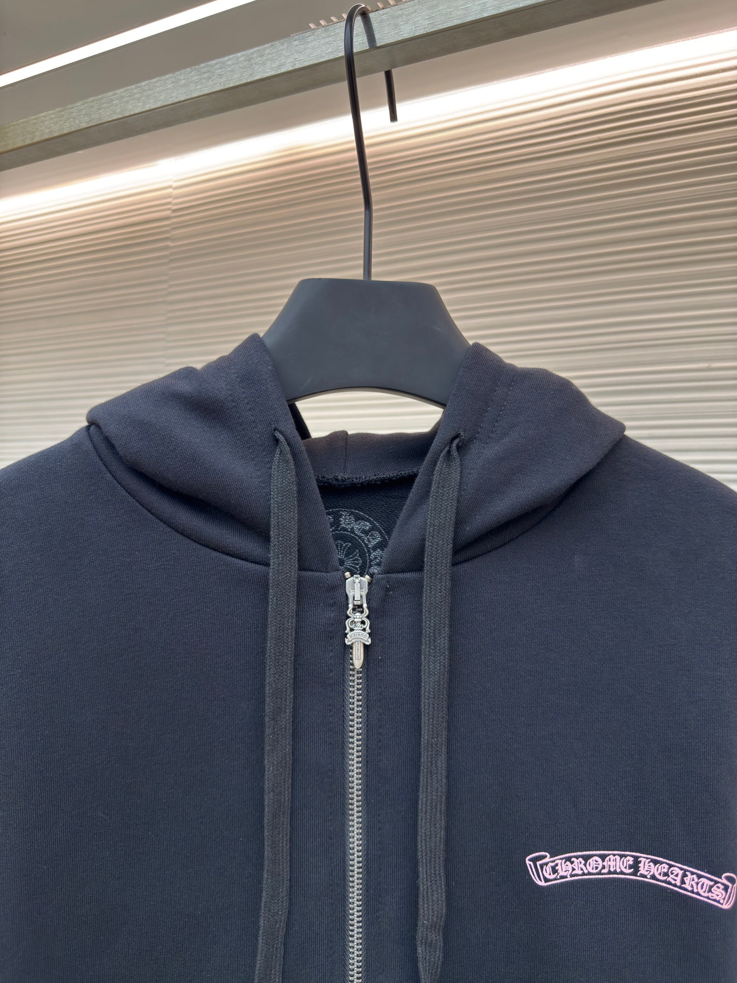 CHROME H ZIP HOODIE