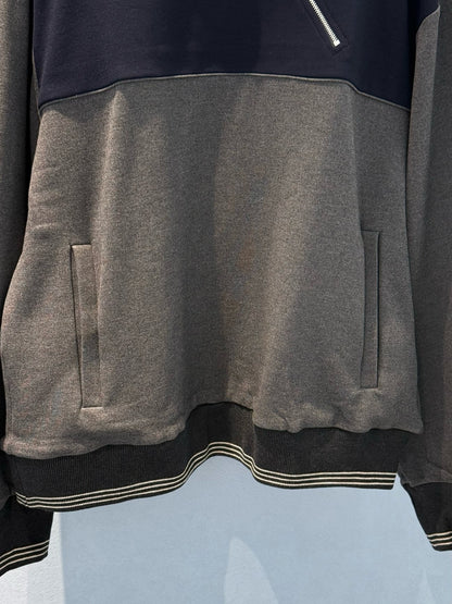 MIU M HALF ZIP SWEATSHIRT