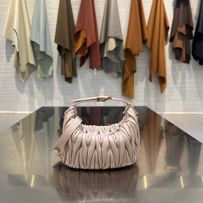 MIU M MATELASSE NAPPA LEATHER POUCH