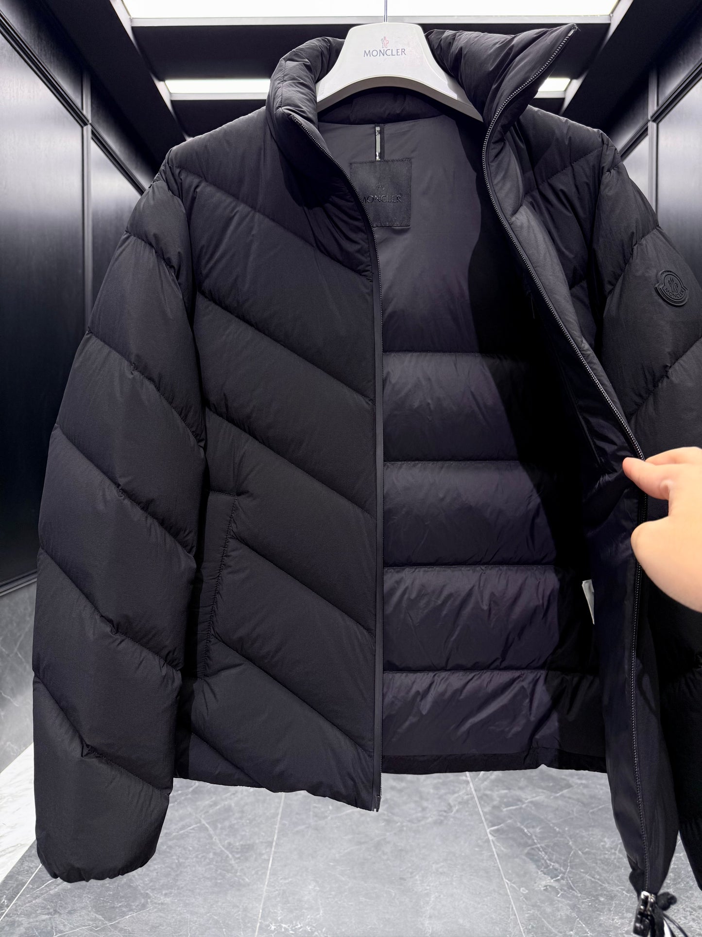 MONC MATT BLACK JACKET
