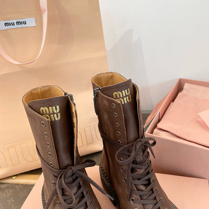 MIU M BOOTS
