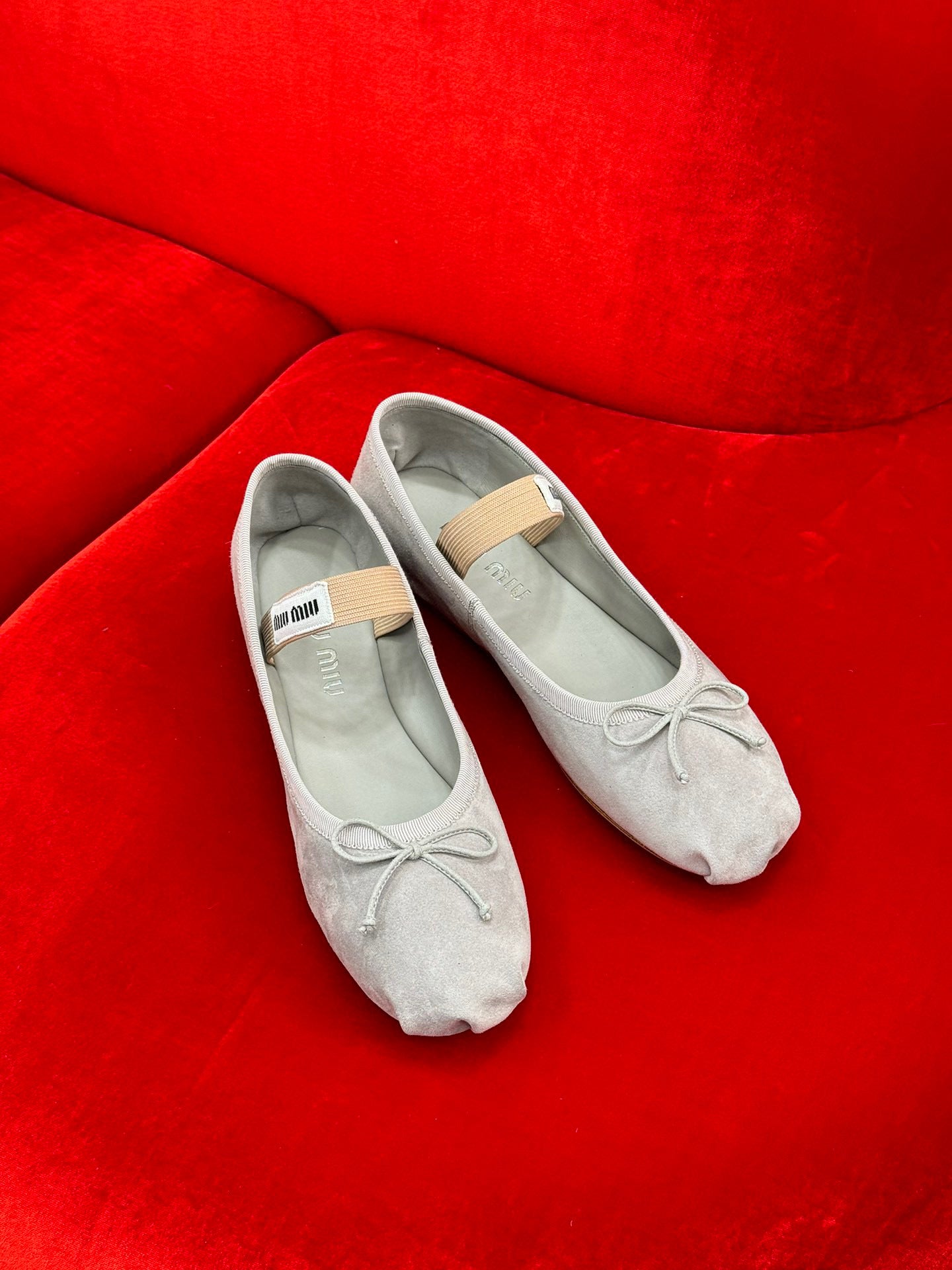 MIU M BALLERINA FLATS
